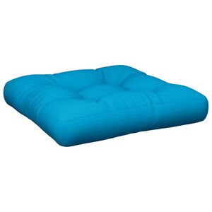 vidaXL Pallet Cushion Blue 100% polyester 19.7"x19.7