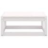 vidaXL Garden Lounge Set White Solid pinewood Medium Modular