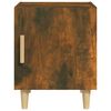 vidaXL Bedside Cabinet Set of 2 Smoked oak Engineered wood Medium