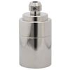 vidaXL Lamp Holder Satin Nickel Aluminum Compact Durable Lamp Holder