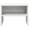 vidaXL Bedside Cabinet White Engineered wood Compact Bedside Cabinet
