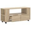 vidaXL TV Cabinet Sonoma Oak Engineered Wood Fits TVs up to 40 inches