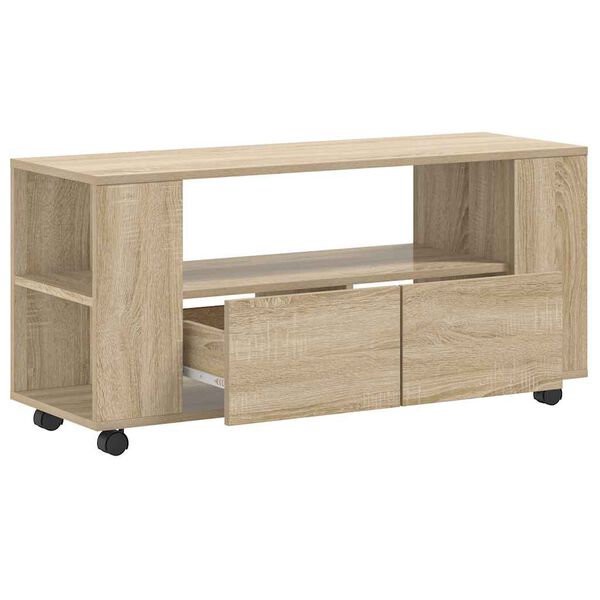 vidaXL TV Cabinet Sonoma Oak Engineered Wood Fits TVs up to 40 inches