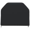 vidaXL BBQ Cover Set of 2 Black 420D Oxford fabric with PU coating Large