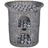 vidaXL Cat House Grey Willow, Polyester Medium Durable Cat House