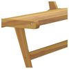 vidaXL Garden Chair Teak Solid teak wood Standard Detachable