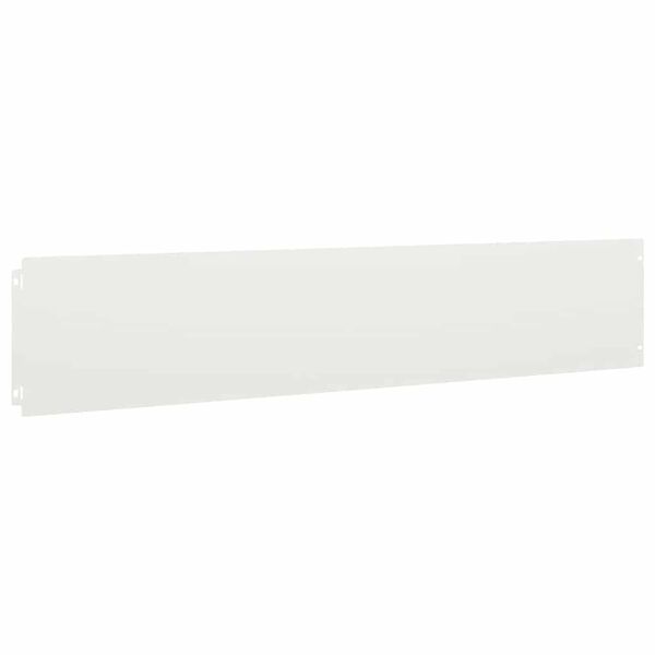 vidaXL Lawn Edgings 30 pcs White 7.9x40.6" Cold-rolled Steel