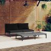 vidaXL Garden Lounge Set Dark Grey