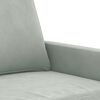 vidaXL Sofa Set Light Grey