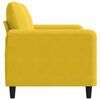 vidaXL 2-seater Sofa Yellow Velvet 2-seater Appealing Design