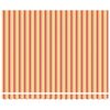 vidaXL Retractable Awning yellow and orange 157.48" x 118.11" fabric
