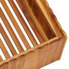 vidaXL Raised Bed Natural wood color Solid acacia wood Medium
