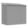 vidaXL Garden Shed Grey Galvanized steel 74.8 x 48.8 x 71.3 in