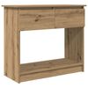 vidaXL Console Table Artisan oak Engineered wood Medium Console Table