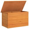 vidaXL Storage Box Brown Fir wood, plywood, waterproof roof