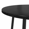 vidaXL Side Table Set with Shelf 2 pcs Black Oak