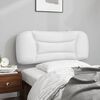 vidaXL Headboard Cushion White