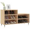 vidaXL Shoe Cabinet Sonoma oak Engineered wood Medium Shoe Cabinet