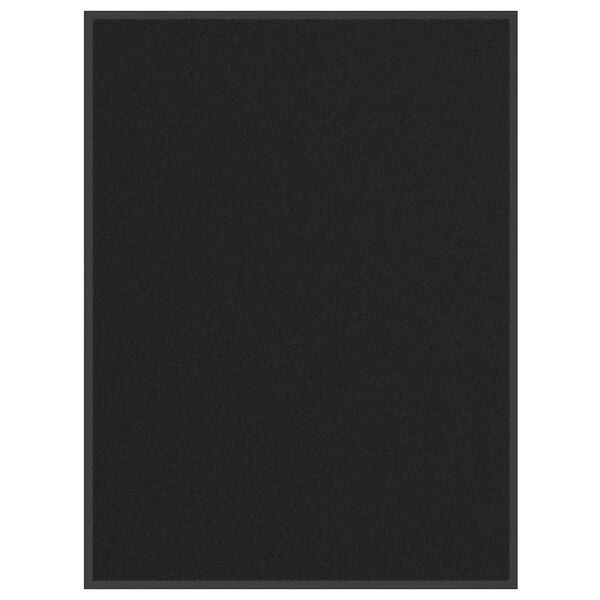 vidaXL Doormat Black Polypropylene and PVC 31.5 x 47.2 in Non-slip