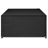vidaXL Garden Furniture Cover Black Polyethylene, Aluminum