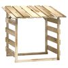 vidaXL Pergola Treated Pinewood Small Durable Pergola Square Rustic