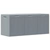 vidaXL Storage Box Grey Polypropylene Large Modern Lightweight