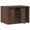 vidaXL Cat Litter Box Enclosure Brown oak Engineered wood