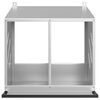 vidaXL Chicken Nesting Box Galvanized silver Cold-rolled sheet