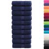 vidaXL Soap Towel Set of 10 Navy Blue 100% Cotton 11.8 x 11.8 in