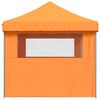 vidaXL Party Tent Orange Oxford fabric with PVC coating Large