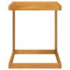 vidaXL C Table Natural Wood Solid Acacia wood Small Durable C Table