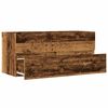 vidaXL Sink Cabinet Old Wood Engineered wood 39.4 x 15.2 x 17.7 in
