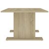 vidaXL Coffee Table Sonoma Oak Engineered Wood Medium Modern