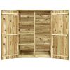 vidaXL Tool Shed Natural Treated pine 48.4 x 19.7 x 67.3 in