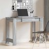 vidaXL Desk Grey Sonoma Engineered Wood Medium Desk Rectangular