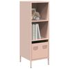 vidaXL Highboard Pink Cold-rolled steel Medium Highboard Rectangular