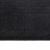 vidaXL Shaggy Rug Black 100% Polyester 47 x 72 in Shaggy Rug