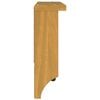 vidaXL Wall-mounted Coat Rack Walnut Solid pine wood Medium