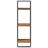 vidaXL Wall Shelf Old Wood 11.81 x 9.84 x 39.37 in Engineered Wood