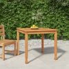 vidaXL Dining Table Teak Solid teak wood Small Durable Dining Table