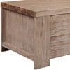 vidaXL TV Cabinet Brushed Acacia Solid Acacia Wood 55.1 in TV Cabinet