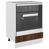 vidaXL Oven Cabinet Lyon Brown Oak 23.6"x18.1"x32.1" Engineered Wood