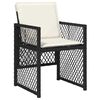vidaXL Garden Dining Set 5 pcs Beige poly rattan