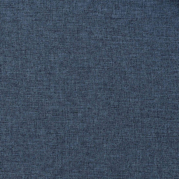 vidaXL Linen-Look Blackout Curtain with Grommets Blue 290x96.5 "