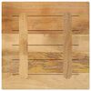 vidaXL Table Top 19.7"x19.7"x1" Square Solid Wood Rough Mango