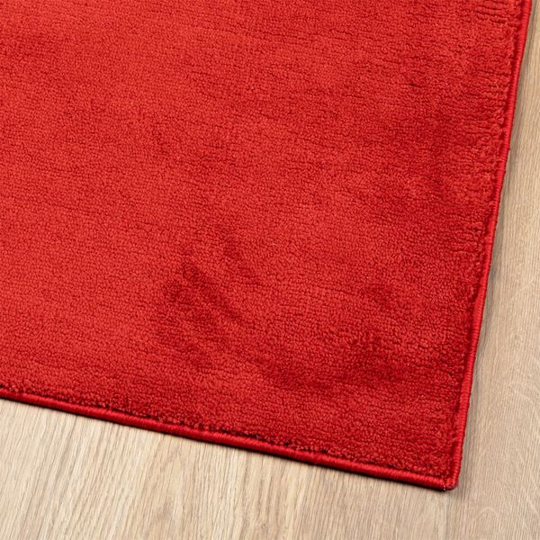 vidaXL Rug Red 100% Polyester 23.6 x 43.3 in Area Rug Rectangular