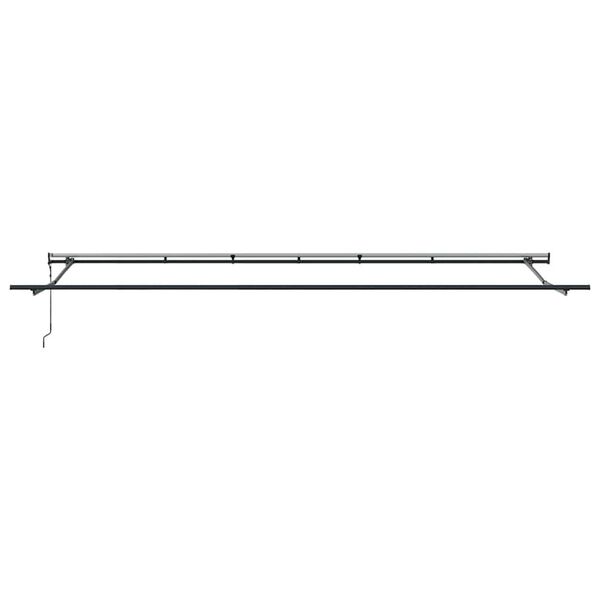 vidaXL Awning Manual Anthracite 236.2" x 118.1" Metal