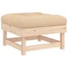 vidaXL Garden Footstool Beige