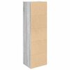 vidaXL Bookcase Grey sonoma Engineered wood Medium Bookcase