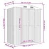 vidaXL Garden Shed Green Galvanized Steel Large Garden Shed